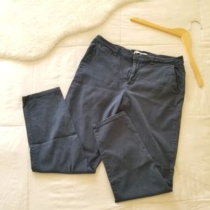 ZARA Basic Navy Blue Pants Size 8